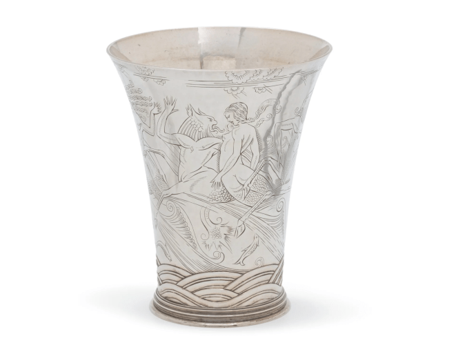 'The sea beaker' cup designed by Richard Yorke Gleadowe